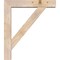 Ekena Millwork Traditional Block Smooth Bracket w/ Offset Brace, Douglas Fir, 5 1/2"W x 26"D x 30"H BKT0604X26X30TRA05SDF - alternate 3